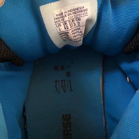 All star‎ Chuck taylor Junior size 5 blue laces thick tounge - Picture 5 of 5